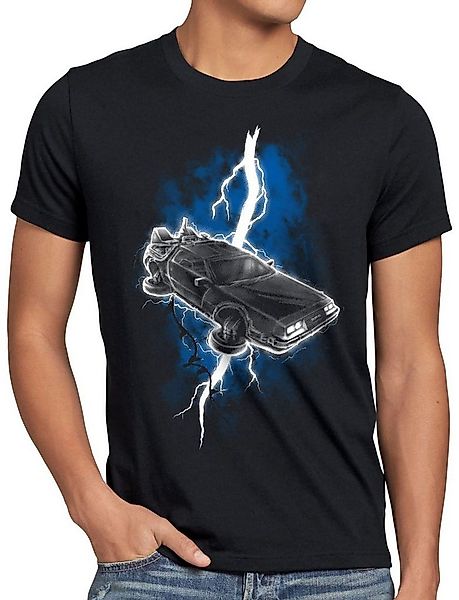 style3 T-Shirt Delorean Thunderstorm DMC-12 blitz zurück in die zukunft günstig online kaufen