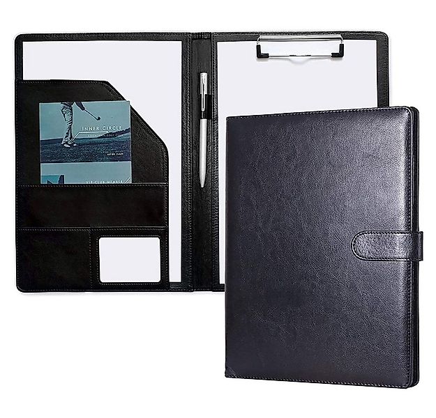 zggzerg Konferenzmappe A4 Leder Klemmbrettmappe, Dokument-Ordnungshelfer mi günstig online kaufen