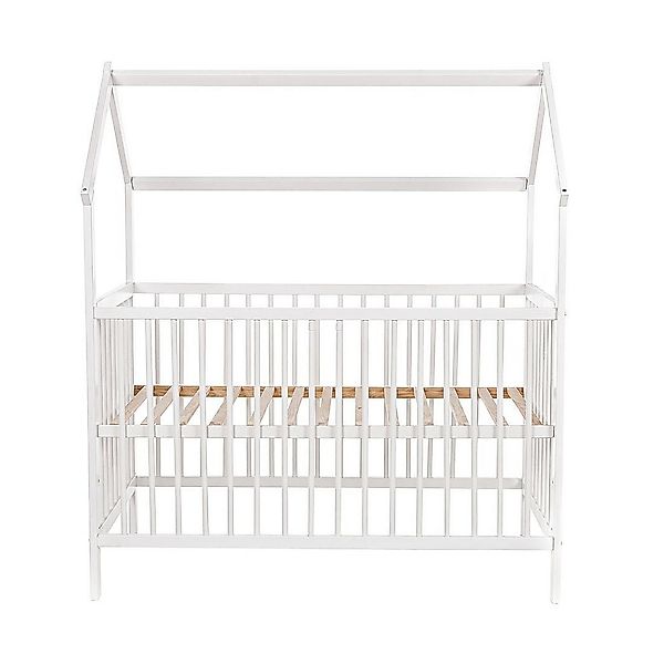 Baby-Delux Babybett Hausbett 60x120, Kinderbett Gitterbett günstig online kaufen