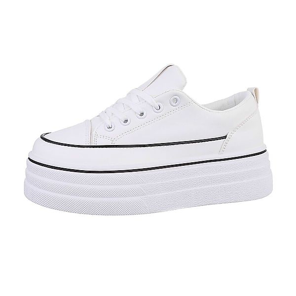 Ital-Design Damen Low-Top Freizeit Sneaker Flach günstig online kaufen