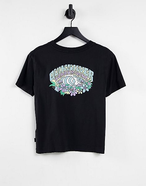 Quiksilver – Oceanpicture – Kurzärmliges T-Shirt in Schwarz günstig online kaufen