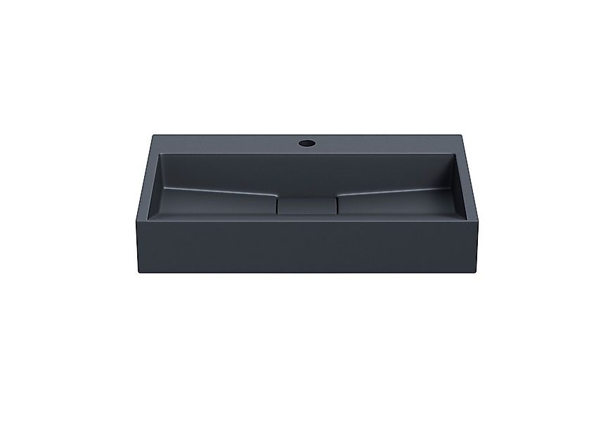 Mai & Mai Waschbecken mit Ablaufgarnitur Waschtisch Mineralguss Hänge-Aufsa günstig online kaufen