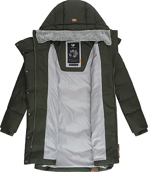 Ragwear Wintermantel "Pavla" stylischer Winterparka mit Teddyfutter und Kap günstig online kaufen