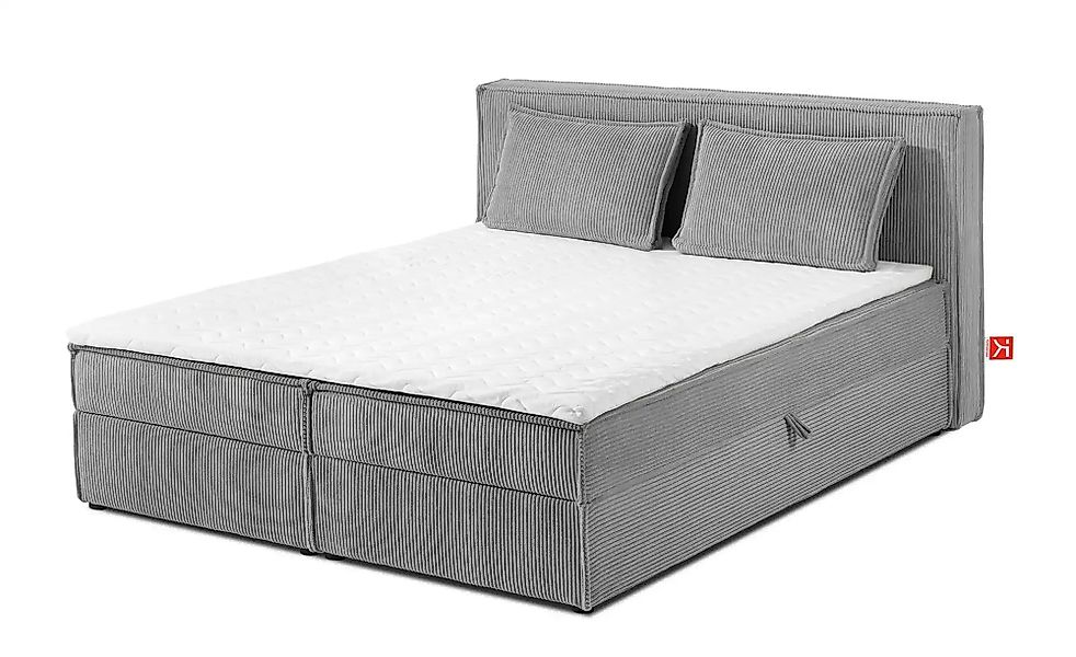 KONSIMO Boxbett   ¦ grau ¦ Maße (cm): B: 165 H: 95 Betten > Polsterbetten - günstig online kaufen