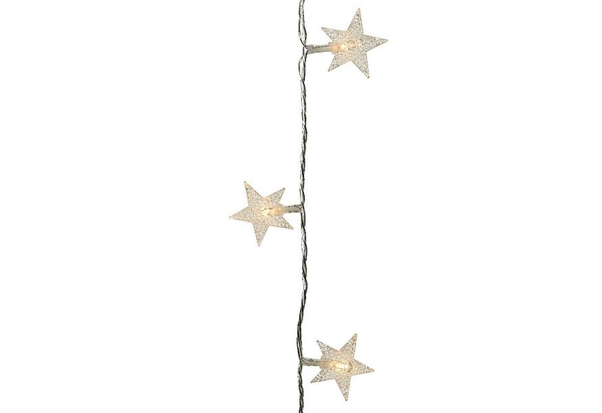 MARELIDA LED-Lichterkette Sterne 100 LED Trafo Weihnachten Deko 9,9m transp günstig online kaufen