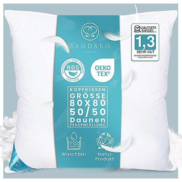 Sandaro Home Kopfkissen Federkissen und Federkopfkissen günstig online kaufen