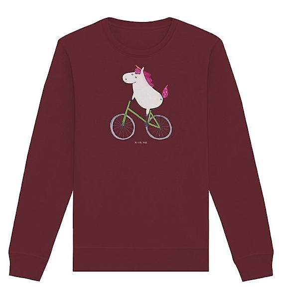 Mr. & Mrs. Panda Longpullover Einhorn Radfahrer Größe XXL - Burgundy - Gesc günstig online kaufen