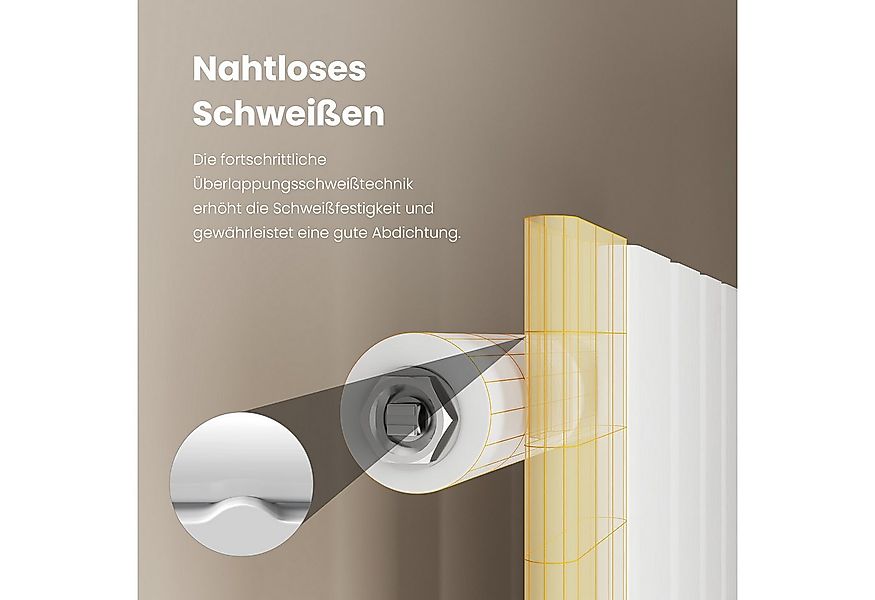 EMKE Heizkörper Flach Vertikal Einlagig Design Paneelheizkörper Höhe: 160/1 günstig online kaufen