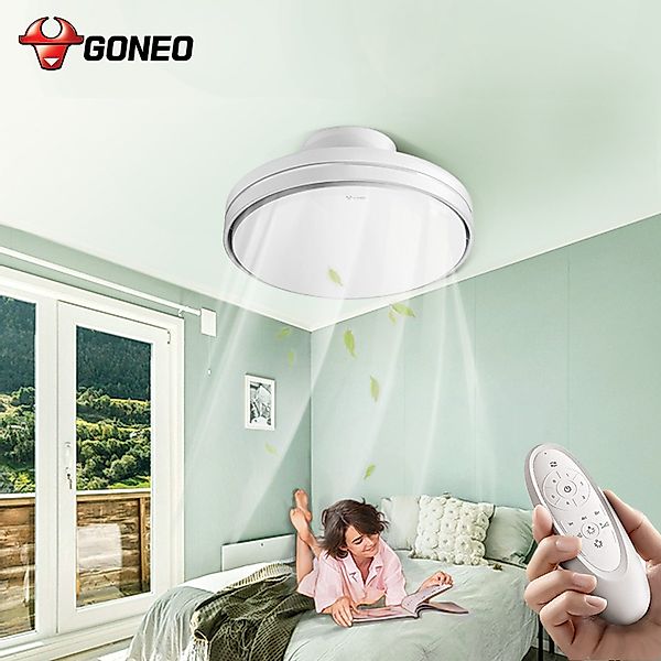 GONEO Deckenventilator mit Beleuchtung günstig online kaufen