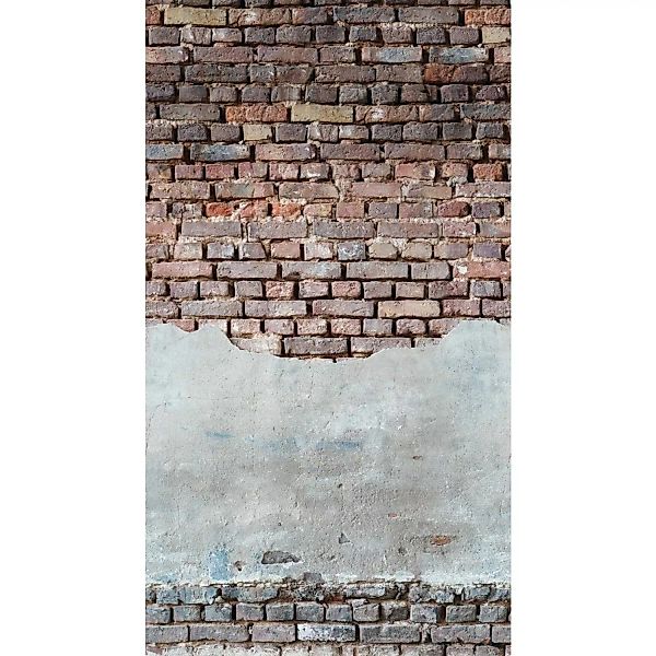 Bricoflor Fototapete In Betonoptik Alte Mauer 3D Steintapete Grau Braun Für günstig online kaufen