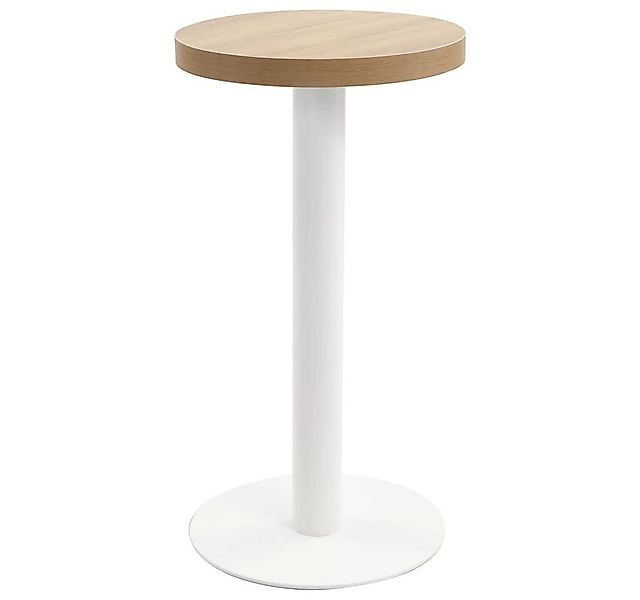 vidaXL Esstisch Bistrotisch Hellbraun 40 cm MDF (1-St) günstig online kaufen