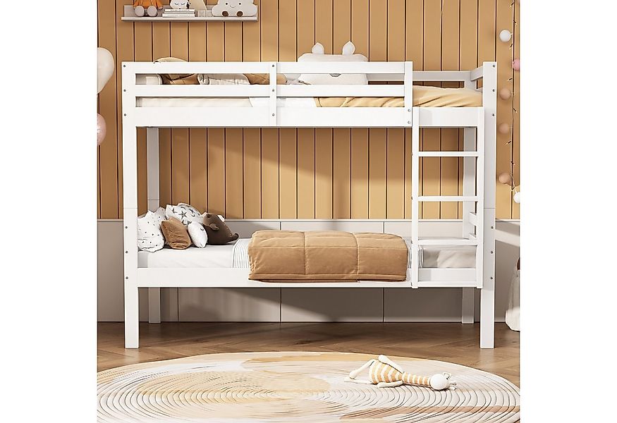 Flieks Etagenbett, Massivholz Kinderbett Umwandelbar 90x200cm günstig online kaufen