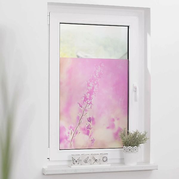 LICHTBLICK ORIGINAL Fensterfolie "Blumenwiese", 1 St., blickdicht, struktur günstig online kaufen