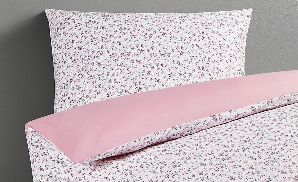 LAVIDA Renforcé-Bettwäsche  Ditsy Flower - rosa/pink - 100% Baumwolle - 135 günstig online kaufen