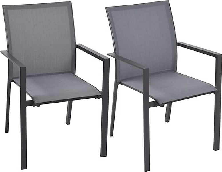 Garden Pleasure Stapelstuhl »RANA, 2er Set« (Set) 2 Stk.stapelbar günstig online kaufen