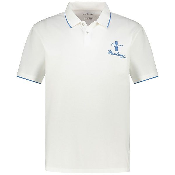 s.Oliver Poloshirt Ford Mustang-Kollektion Farbe natur Größe: 4XL günstig online kaufen