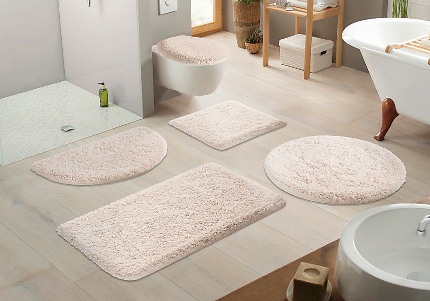 Kleine Wolke Badematte "Mellow" Höhe 40 mm rutschhemmend beschichtet fußbod günstig online kaufen