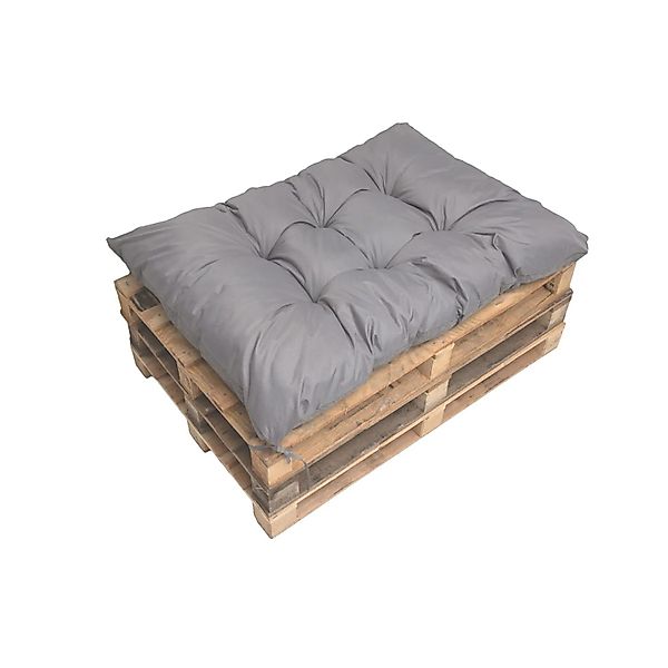 Setgarden Enkel one Palettenkissen 120x50 cm Sitzkissen 1tlg Grau günstig online kaufen