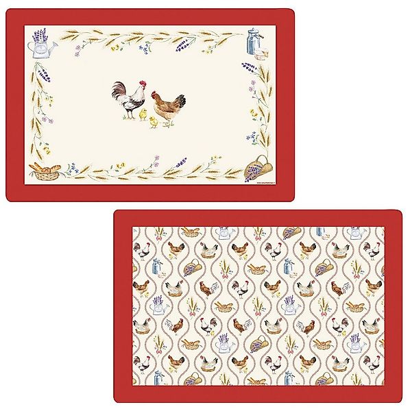 EasyLife Platzset Country Life, Spülmaschinengeeignet, Mehrfarbig, Motiv: H günstig online kaufen