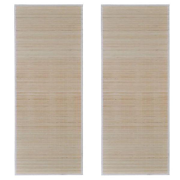 vidaXL Läufer 2 Stk Bambus Rechteckig 120x180 Cm 613852 günstig online kaufen