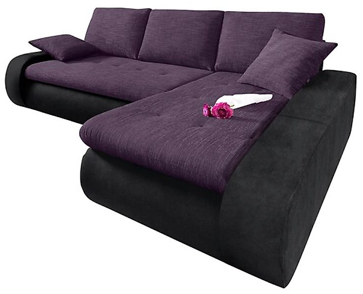 TRENDMANUFAKTUR Ecksofa »Indie, modern und bequem, Materialmix, OTTOs Choic günstig online kaufen