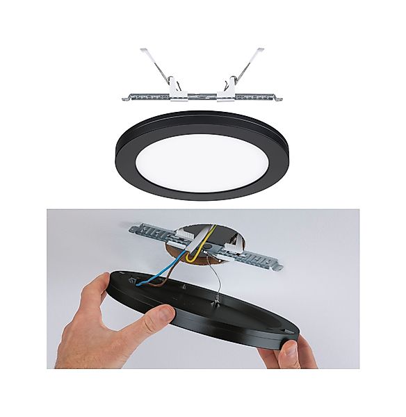 Paulmann "LED Einbaupanel 2in1 Cover-it rund 225mm 16,5W 1200lm 4000K Schwa günstig online kaufen