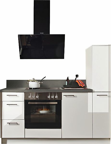 KOCHSTATION Küche "Scafa" vormontiert, wahlweise mit E-Geräten, Stellbreite günstig online kaufen