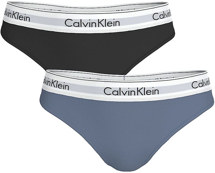 Calvin Klein Underwear Tanga THONG 2PK (Packung, 2er-Pack) Körpernahe Passf günstig online kaufen