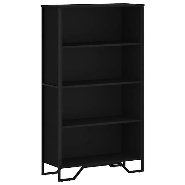 vidaXL Bücherregal Schwarz 80x31x137,5 cm Holzwerkstoff 848629 günstig online kaufen