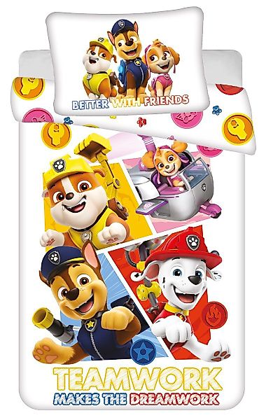 PAW PATROL Kinderbettwäsche Paw Patrol, Renforcé, günstig online kaufen
