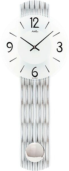 AMS Pendelwanduhr, Quarzuhr,Holzgehäuse,Esszimmer,Wohnzimmer,Made in German günstig online kaufen
