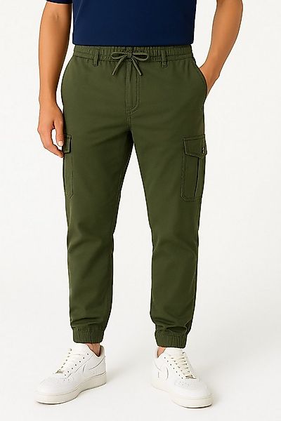 Smith & Solo Cargohose Herren, Hose Lang Chino mit Kordelzug günstig online kaufen