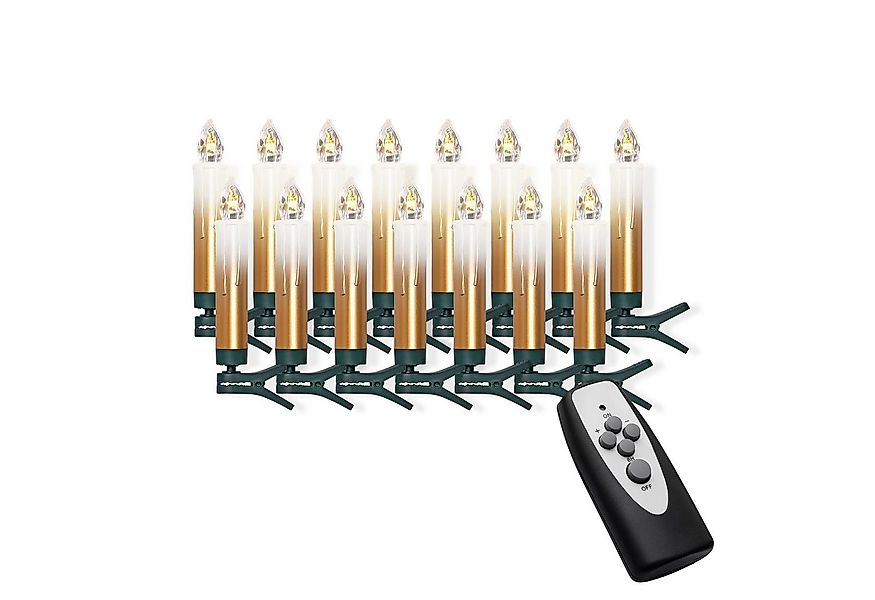 IC Winterworld LED-Christbaumkerzen 15 kabellose LED Weihnachtsbaumkerzen m günstig online kaufen