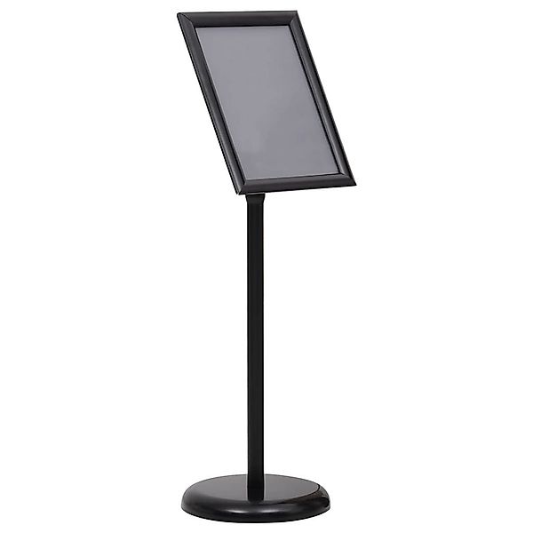 vidaXL Vitrine A4-Plakatständer Schwarz Aluminiumlegierung günstig online kaufen
