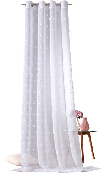 Weckbrodt Gardine "Julina" Ösen 1 Stk. tlg. Leinen-Optik, transparent, mit günstig online kaufen