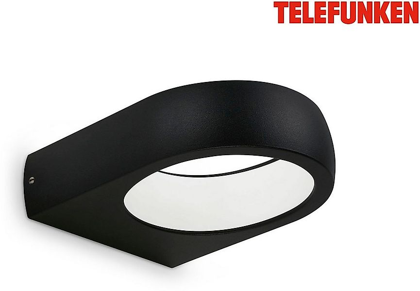 Telefunken LED Außen-Wandleuchte LED Außenleuchte, schwarz, 1xLED/6,5W günstig online kaufen