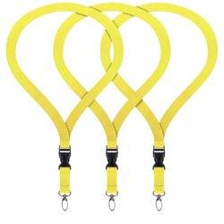 WEBBOMB Schlüsselanhänger 3x Lanyard unbedruckt Schlüsselbänder günstig online kaufen
