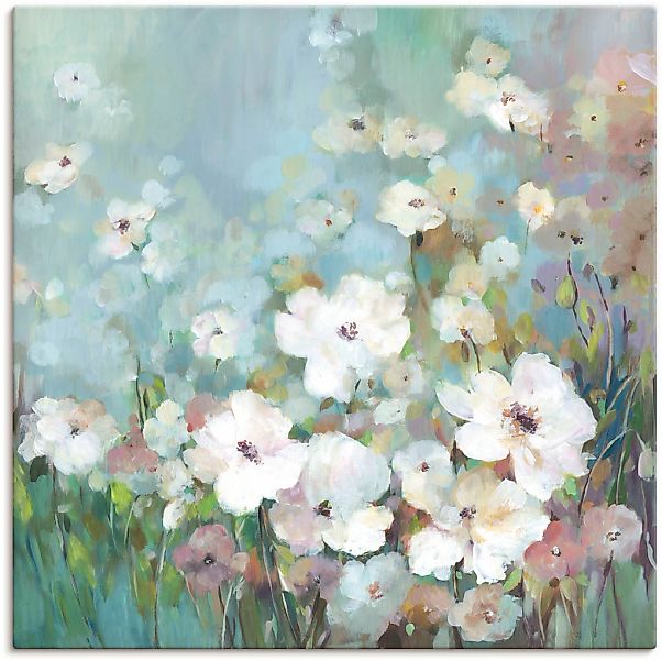 Artland Wandbild "Feldblumengarten" Blumenwiese 1 Stk. tlg. als Leinwandbil günstig online kaufen