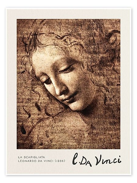 Posterlounge Poster Leonardo da Vinci, La günstig online kaufen