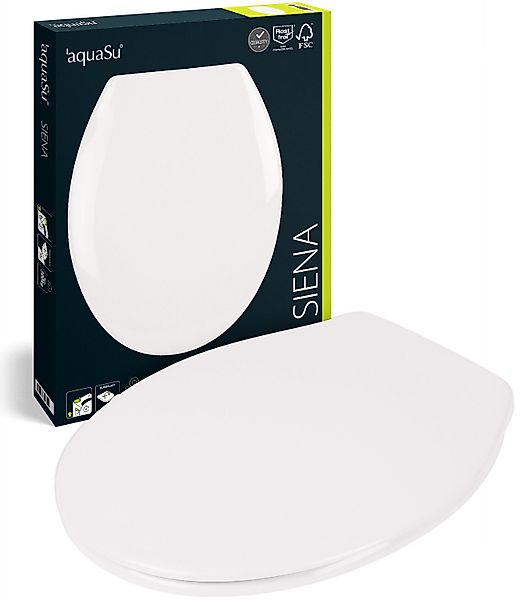 SANITOP WINGENROTH WC-Sitz Siena, Weiß, Duroplast, günstig online kaufen
