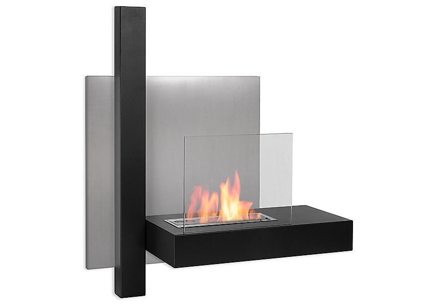 Moritz Dekokamin Wandkamin 75 x 66 x 27 cm L-Form 1,5 Liter Brenner, Ethano günstig online kaufen