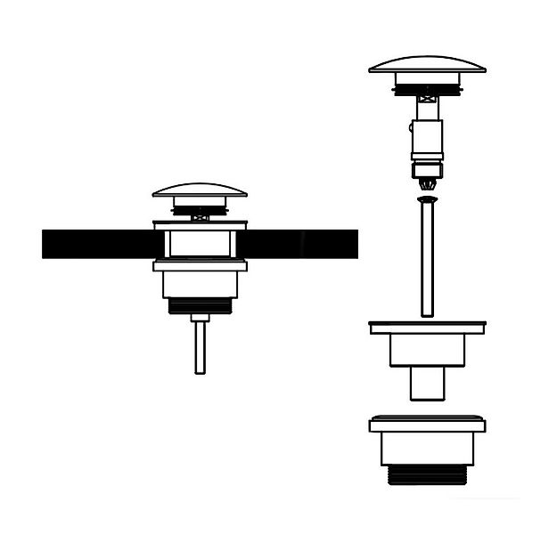 Aloni Ablaufgarnitur CR1162-BC (nicht_zutreffend, 1-St., Nicht zutreffend) günstig online kaufen