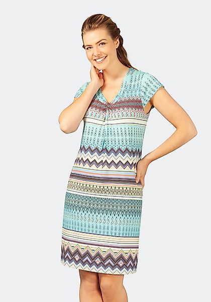 Hajo Strandkleid Strand-/Freizeitkleid mit Zickzackmuster günstig online kaufen