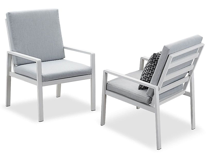 MeXo Gartenlounge-Set Gartenmöbel Set Aluminium, Dining günstig online kaufen