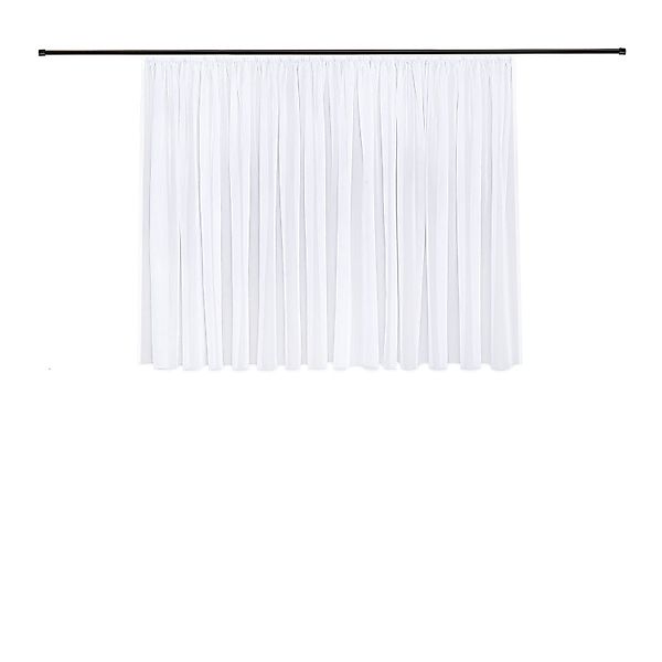 Gerster Gardine »Bianca« Kräuselband 1 Stk. tlg. Fertigstore Voile recyclet günstig online kaufen