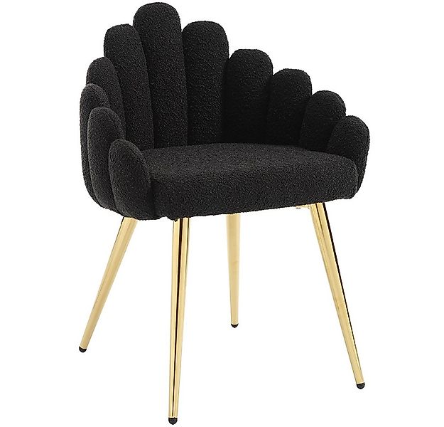 WAHSON OFFICE CHAIRS Loungesessel Kunstfell Loungesessel Polsterstuhl mit M günstig online kaufen