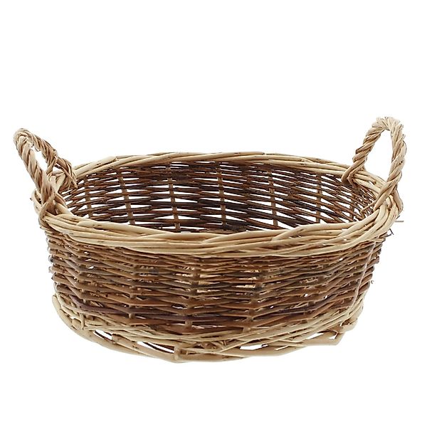 Frank Flechtwaren Dekoschale, Schale Natur/Weiß klein günstig online kaufen