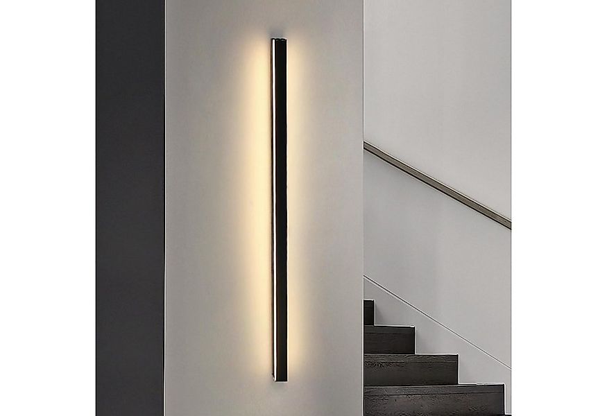 Nettlife LED Wandleuchte Schwarz Modern 60CM 21W Up Down innen Wandbeleucht günstig online kaufen