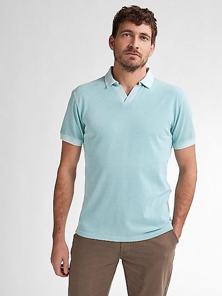 Petrol Piqué Polo Cayside Beige - Größe M günstig online kaufen