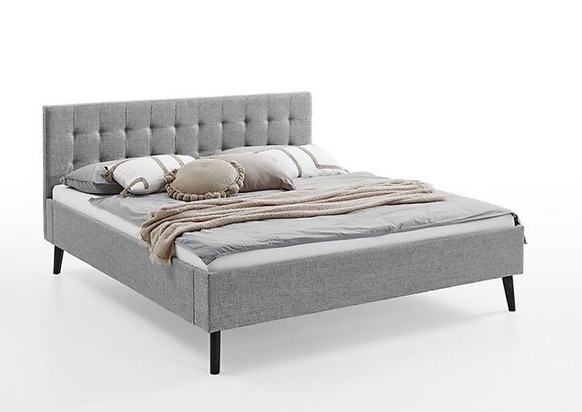 freiraum Polsterbett Empire, Liegefläche 180x200 cm, Farbe Grau – Stellmaß: günstig online kaufen